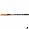 Pennarelli Edding 1200 Arancione chiaro (5 Unità)