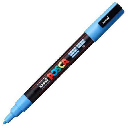 Pennarello POSCA PC-3M Blu cielo (6 Unità)