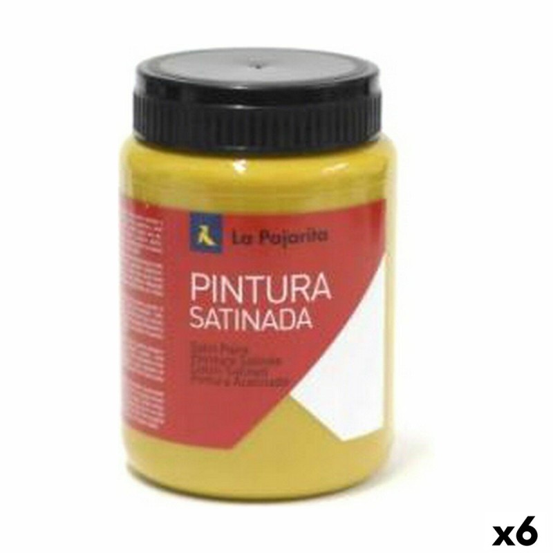 Pittura a tempera La Pajarita L-03 Oxide 6 Pezzi Raso Per la scuola Giallo Pittura a tempera La Pajarita L-03 Oxide 6 Pezzi Raso Per la scuola Giallo
