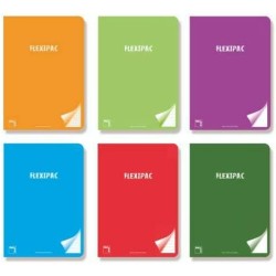 Agenda Pacsa Multicolore A4 48 Fogli 3,5 mm Righe (6 Pezzi)