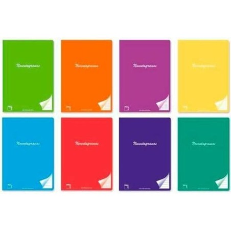Agenda Pacsa Multicolore A4 48 Fogli Griglia stampata 4 mm (6 Pezzi)