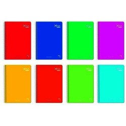 Quaderno Pacsa Multicolore Din A4 80 Pagine 21,5 x 31,5 cm 5 Pezzi