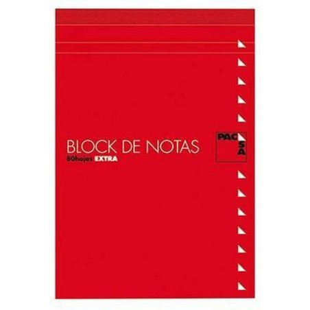 Block Notes Pacsa 1/8" 1/8 80 Pagine 4 mm Griglia stampata 10 Pezzi