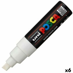 Pennarello POSCA PC-8K Bianco (6 Unità)