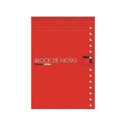 Block Notes Pacsa Rosso 80 Pagine 10 Pezzi