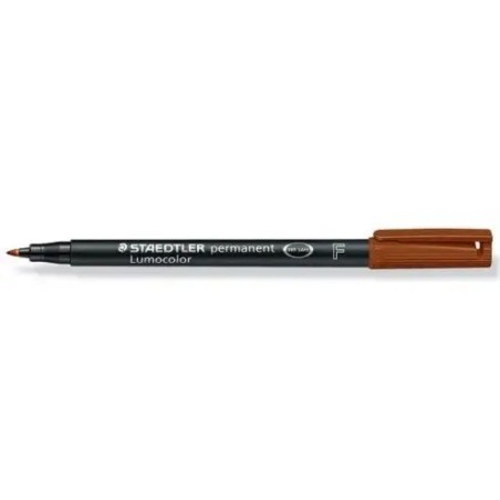 Marcatore permanente Staedtler Lumocolor Marrone (10 Unità)