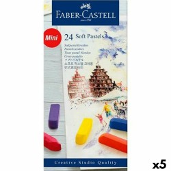 Set di gessetti pastello morbidi Faber-Castell Multicolore (5 Unità)