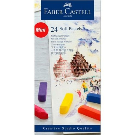 Set di gessetti pastello morbidi Faber-Castell Multicolore (5 Unità)