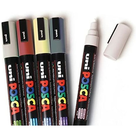 Set di Pennarelli Uni-Ball PC-5M/8C 8 Pezzi Multicolore