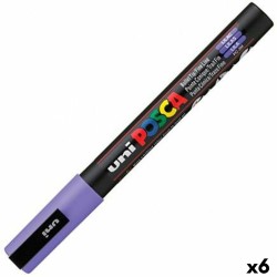 Marcatore permanente POSCA Lilla 0,9-1,3 mm (6 Unità)