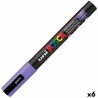 Marcatore permanente POSCA Lilla 0,9-1,3 mm (6 Unità)