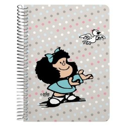 Quaderno Mafalda Bird Multicolore Quarto 80 Pagine