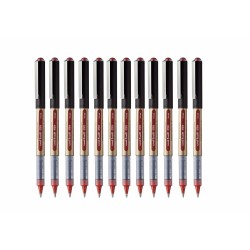 Penna a inchiostro liquido Uni-Ball Rollerball Eye Broad UB-150 Rosso 1 mm (12 Pezzi)
