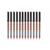 Penna a inchiostro liquido Uni-Ball Rollerball Eye Broad UB-150 Rosso 1 mm (12 Pezzi)