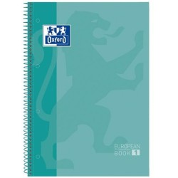 Quaderno Oxford European Book Ice Menta A4 A4+ 80 Pagine 5 Pezzi