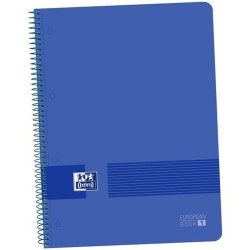Quaderno Oxford Live&Go Blu Marino A4 A4+ 80 Pagine 5 Pezzi