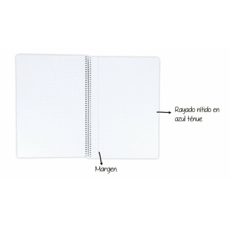 Quaderno Oxford Multicolore Din A4 80 Pagine 21,5 x 31,5 cm 5 Pezzi