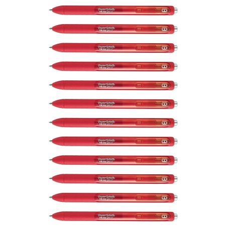 Penna gel Paper Mate InkJoy Gel Rosso 12 Unità