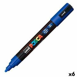 Pennarelli POSCA PC-5M Azzurro (6 Unità)
