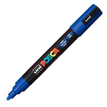 Pennarelli POSCA PC-5M Azzurro (6 Unità)