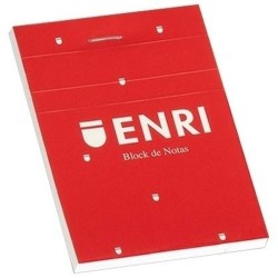 Block Notes ENRI Rosso A4 80 Pagine 4 mm (5 Unità)