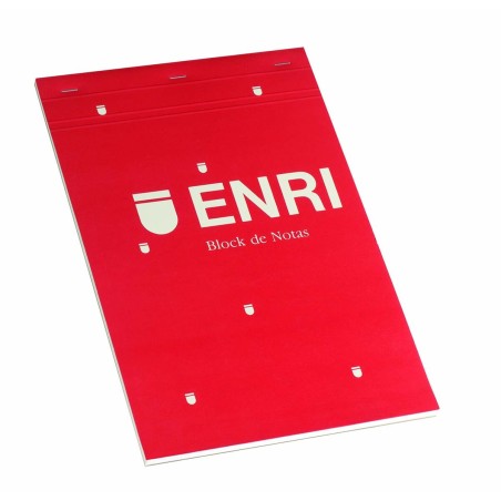 Block Notes ENRI Rosso A4 80 Pagine 4 mm (5 Unità)