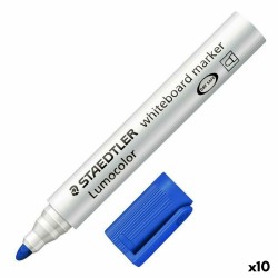 Pennarelli Staedtler Lavagna bianca Azzurro Bianco (10 Unità) (1 Unità)