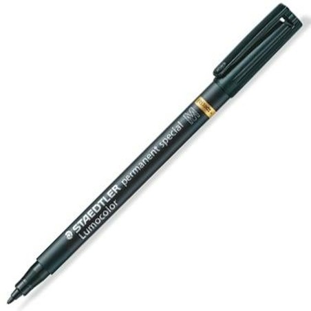 Marcatore permanente Staedtler 319 Nero 10 Pezzi (10 Unità)