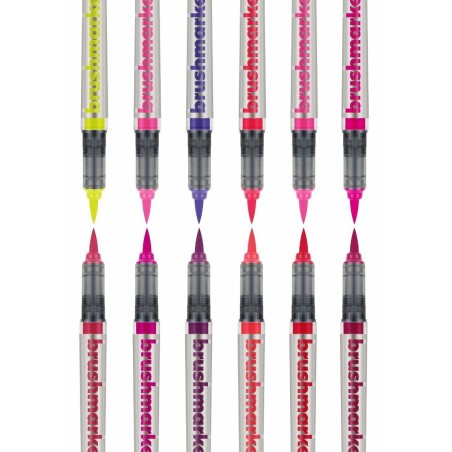 Set di Pennarelli Karin Brushmarker Pro - Flowers Colours 12 Pezzi