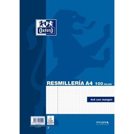 Lame di ricambio Oxford OptikPaper Azzurro A4 100 fogli (24 Unità)