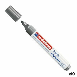 Pennarello Edding Textile 4500 Grigio (10 Unità)
