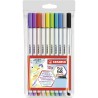 Set di Pennarelli Stabilo Pen 68 Brush 10 Pezzi Multicolore