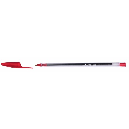 Penna Molin BC188 Cristallo 1 mm Rosso (50 Unità)
