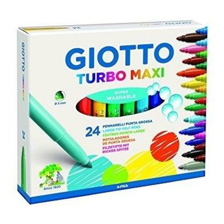 Pennarelli Giotto Turbo Maxi Multicolore (5 Unità)
