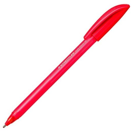 Set di Penne Staedtler Ball 4320 Rosso 1 mm (100 Unità)