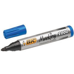 Marcatore permanente Bic Marking 2000 Azzurro 12 Pezzi