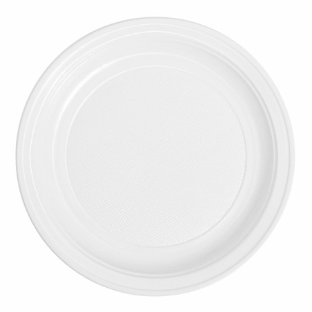 Set di piatti riutilizzabili Maxi Products Bianco Plastica 100 Pezzi