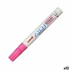 Marcatore permanente Uni-Ball PX-20 Rosa (12 Unità)