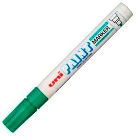 Marcatore permanente Uni-Ball PX-20 Verde (12 Unità)