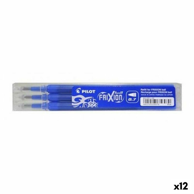 Set di ricambi Pilot Frixion 0,7 Penna 3 Pezzi Azzurro (12 Unità) Set di ricambi Pilot Frixion 0,7 Penna 3 Pezzi Azzurro (12 Unità)