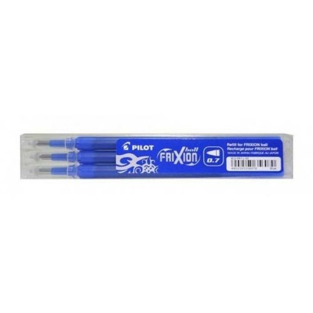 Set di ricambi Pilot Frixion 0,7 Penna 3 Pezzi Azzurro (12 Unità)