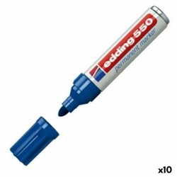 Marcatore permanente Edding 550 Azzurro (10 Unità)