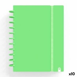 Quaderno con Anelli Carchivo INGENIOX Verde A4 100 fogli (10 Unità)