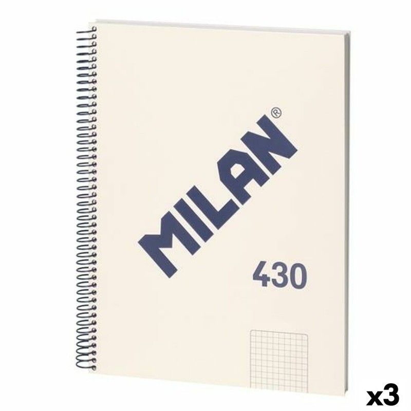 Agenda Milan 430 Beige A4 80 Pagine (3 Unità) Agenda Milan 430 Beige A4 80 Pagine (3 Unità)