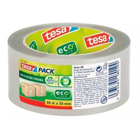 Nastro Adesivo TESA Ecologico 50 mm 66 m Imballaggio Trasparente 50 mm x 66 m