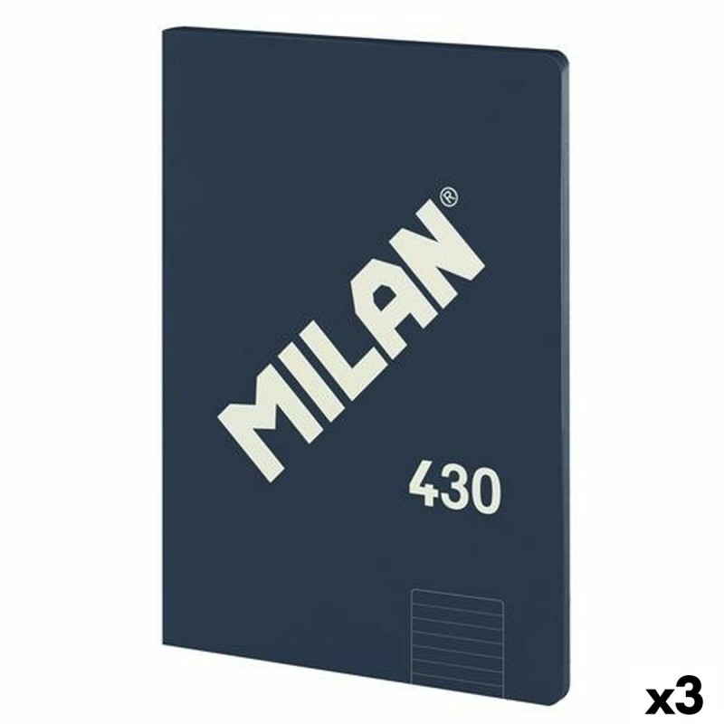 Agenda Milan 430 Azzurro A4 48 Fogli 21 x 29,7 cm (3 Unità) Agenda Milan 430 Azzurro A4 48 Fogli 21 x 29,7 cm (3 Unità)