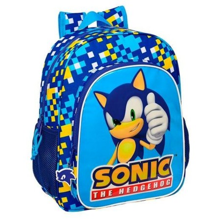 Zaino Scuola Sonic Speed 32 x 12 x 38 cm