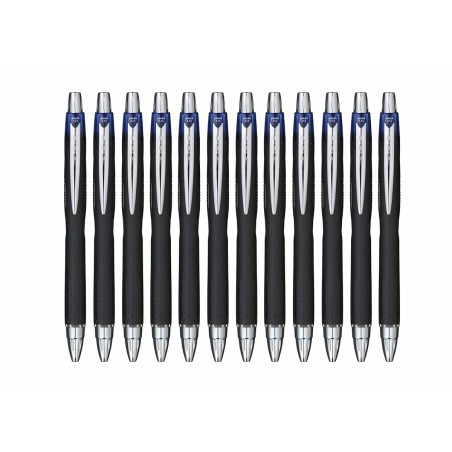 Penna a inchiostro liquido Uni-Ball Rollerball Jetstream SXN-210 Azzurro 1 mm (12 Pezzi)