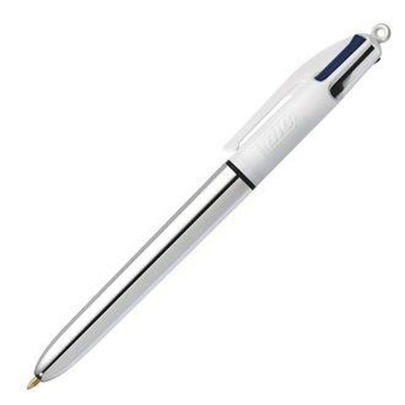 Penna Bic Shine Silver Bianco Argentato (12 Pezzi) Penna Bic Shine Silver Bianco Argentato (12 Pezzi)