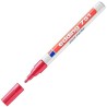 Marcatore permanente Edding 751 Rosso (10 Unità)
